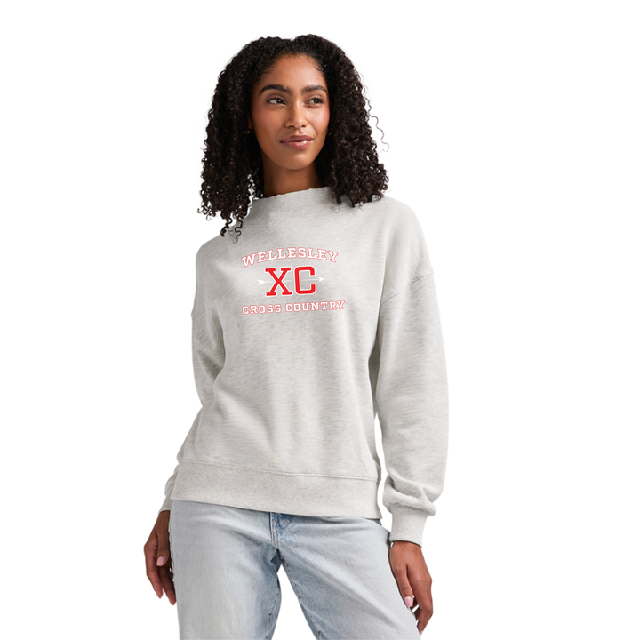 Wellesley Cross Country-Charles River Apparel Women's Willow Mock Neck (5726)