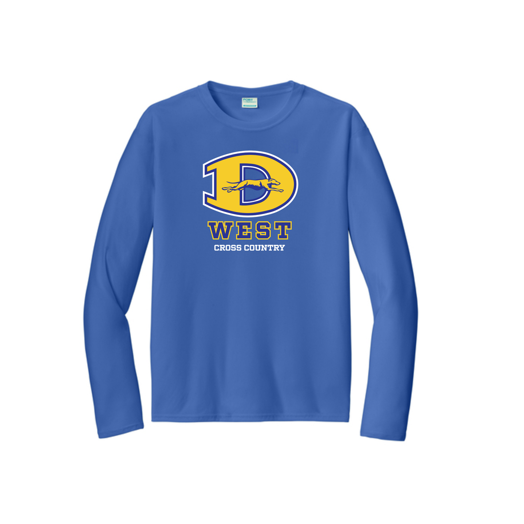 Downingtown West XC - Unisex Long Sleeve Performance T-Shirt (PC380LS)