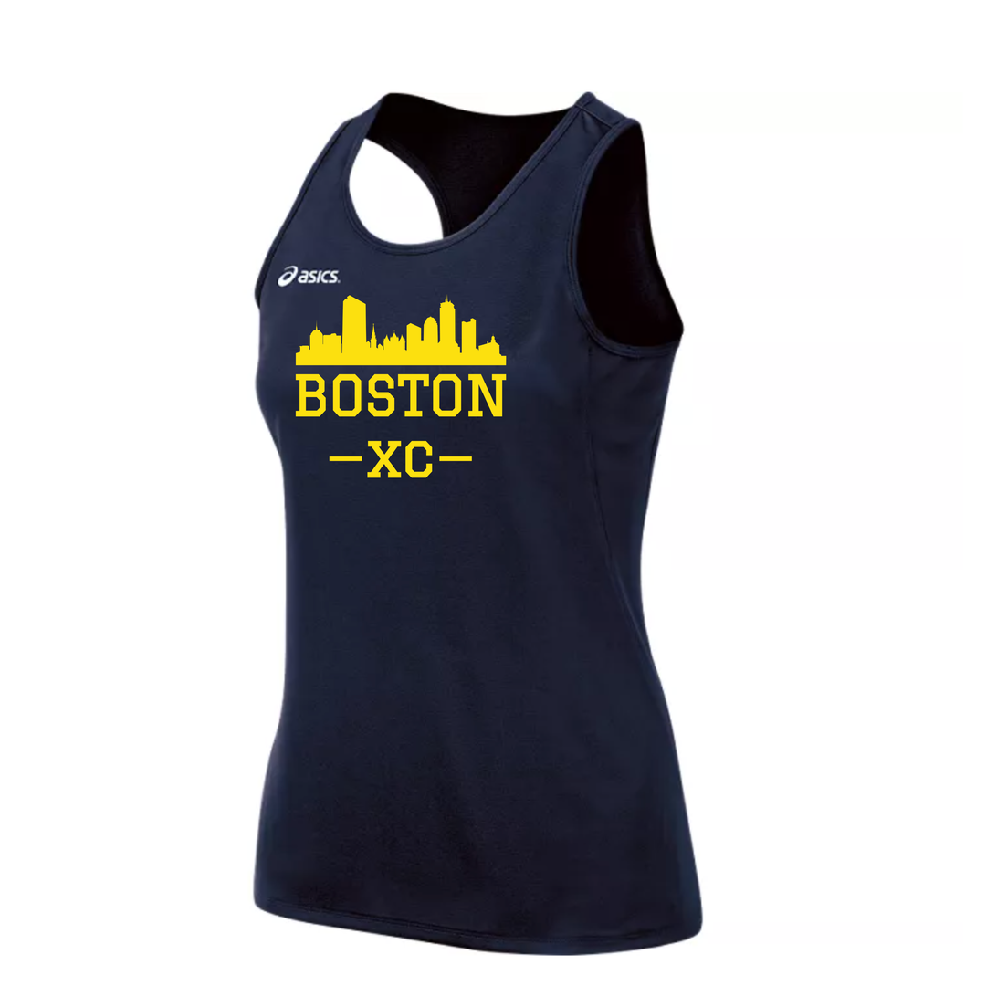 Boston Latin Academy Cross Country - Asics Women's Rival II Singlet Navy (TF2934)