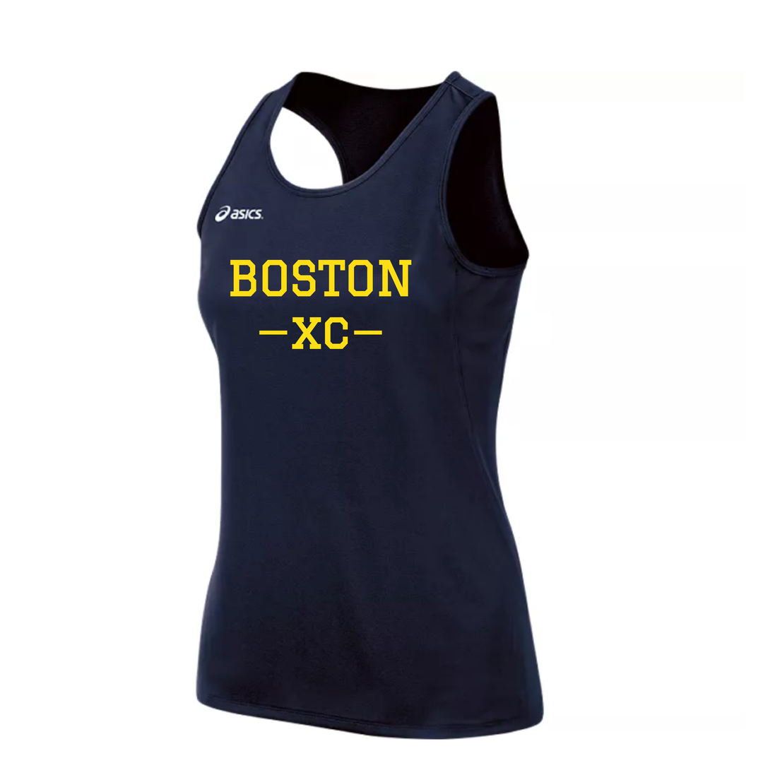 Boston Latin Academy Cross Country - Asics Women's Rival II Singlet Navy (TF2934)