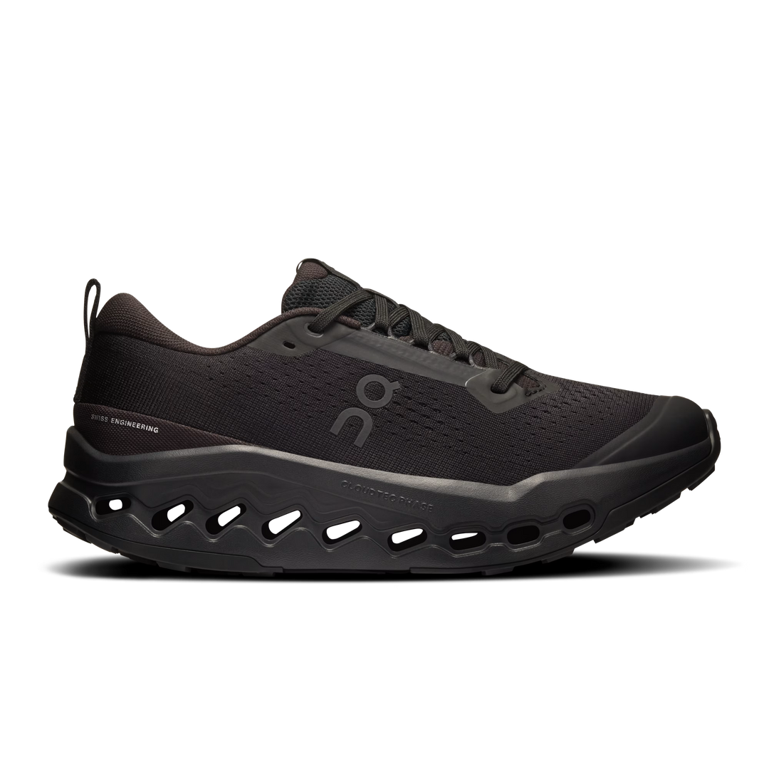ON Cloudsurfer Trail 2 para mujer - Negro Negro