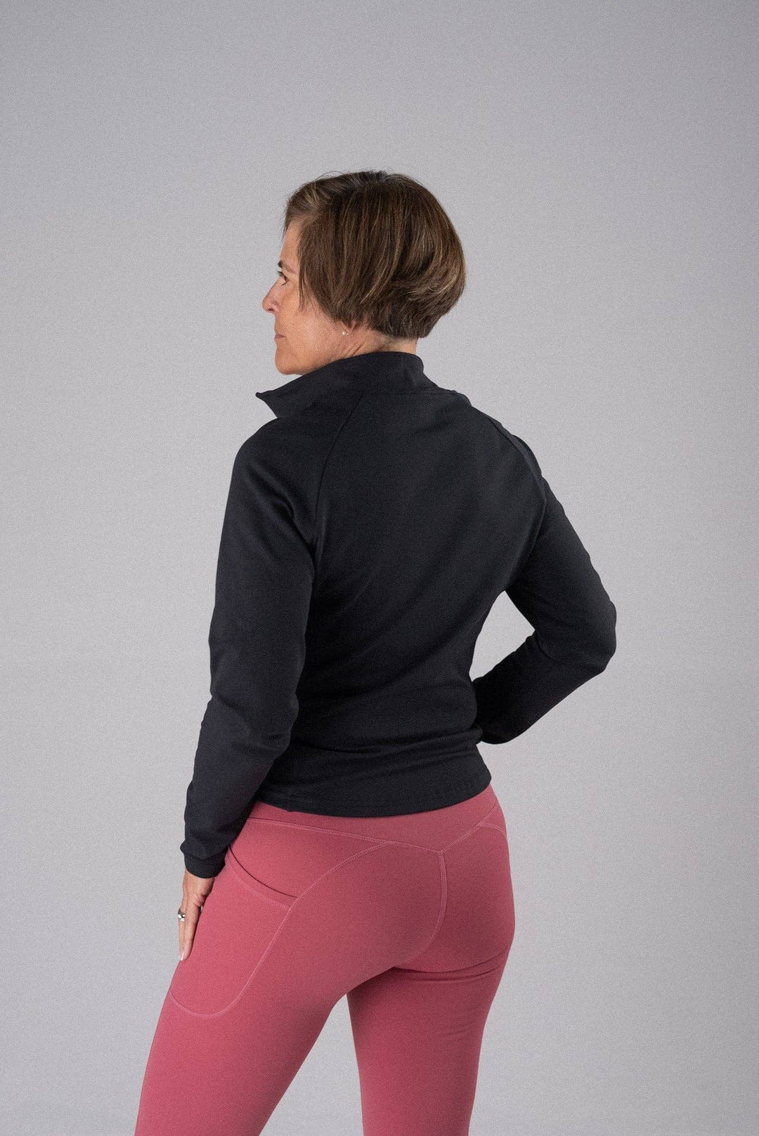 Chaqueta suave y serena Alyth Active Motivate - Negro - MUJER