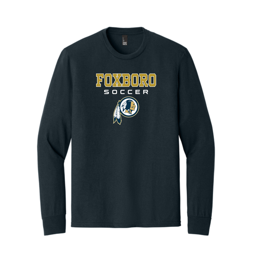 Camiseta unisex de manga larga para adultos de Foxboro Boys Soccer (DM132)