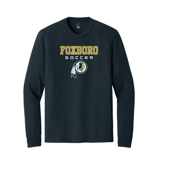 Camiseta unisex de manga larga para adultos de Foxboro Boys Soccer (DM132)