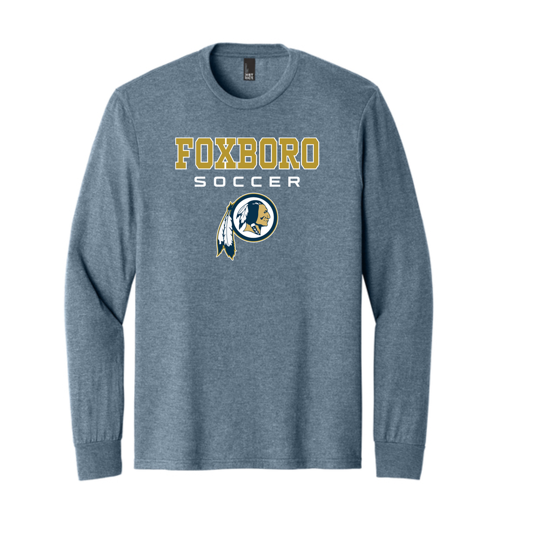 Camiseta unisex de manga larga para adultos de Foxboro Boys Soccer (DM132)