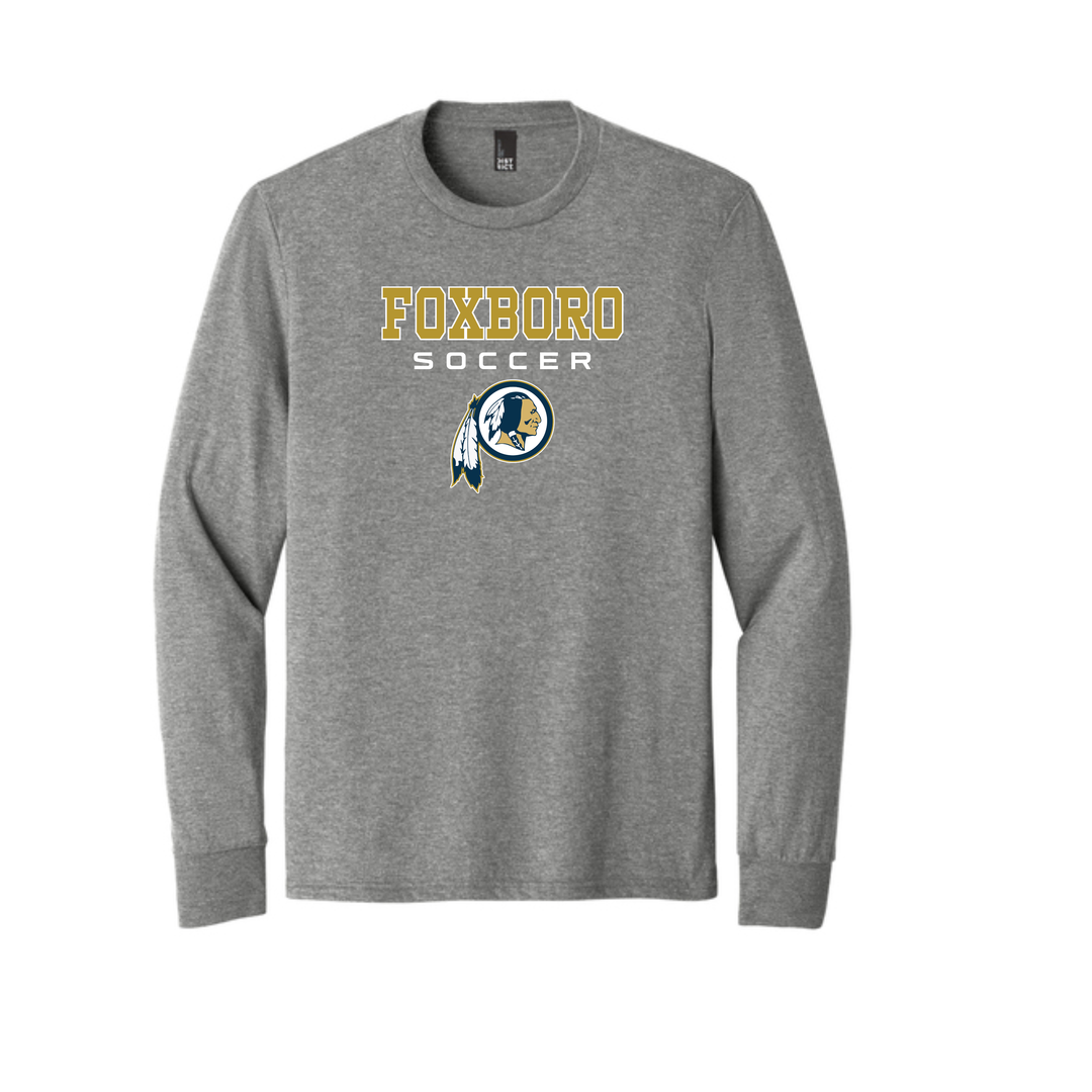 Camiseta unisex de manga larga para adultos de Foxboro Boys Soccer (DM132)