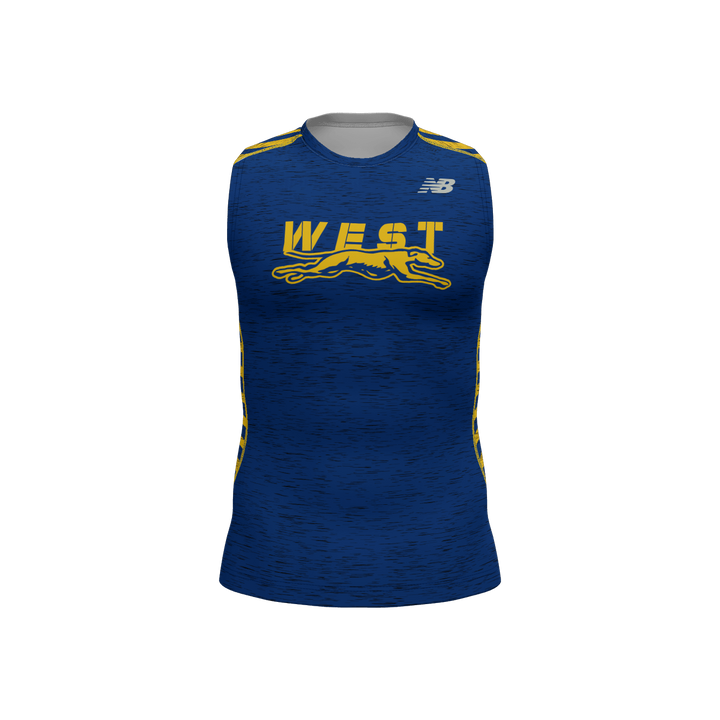 Downingtown West XC and T&F - Achieve Compression Sleeveless Men's (TFMT294)