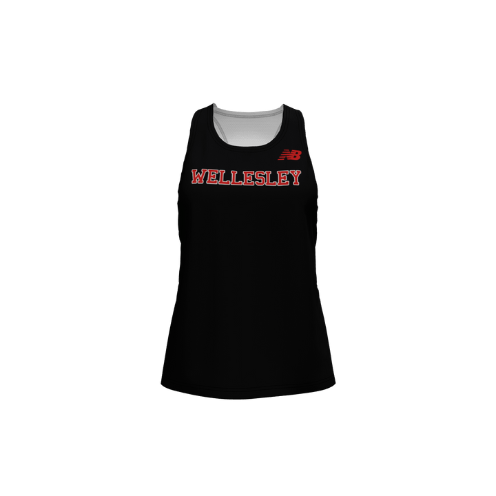 Camiseta sin mangas NSPIRE para mujer de Wellesley Track &amp; Field 