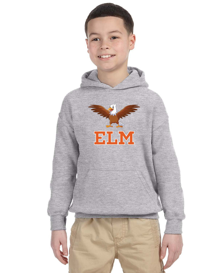 Elm Street School - Gildan Youth Heavy Blend™ 8 oz., 50/50 Hooded Sweatshirt (G185B)