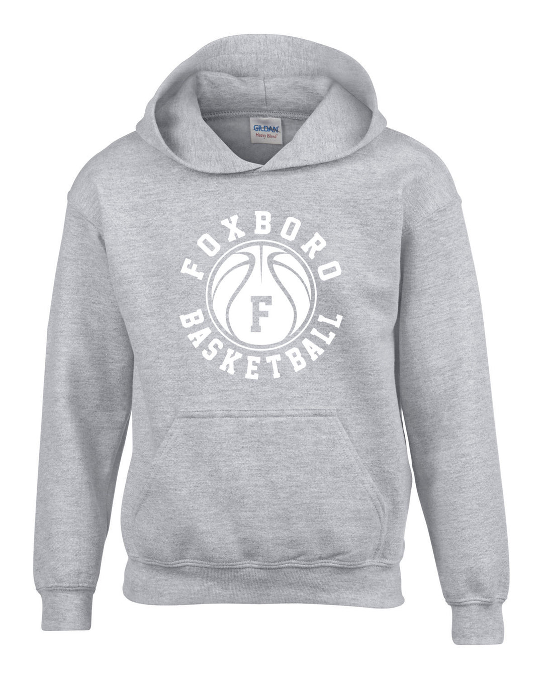 Foxboro Youth Basketball Gildan Youth Hooded Sweatshirt (G185B)