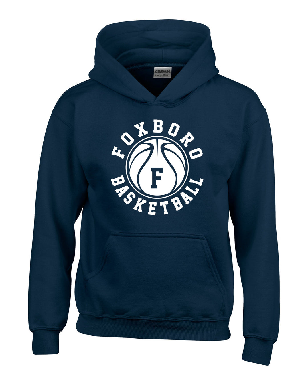 Foxboro Youth Basketball Gildan Youth Hooded Sweatshirt (G185B)