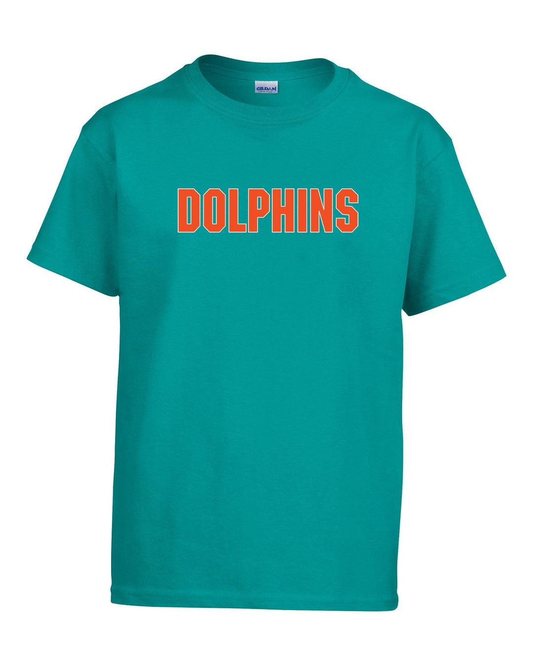 Flag Football Dolphins Gildan Youth Ultra Cotton® T-Shirt (G200B)