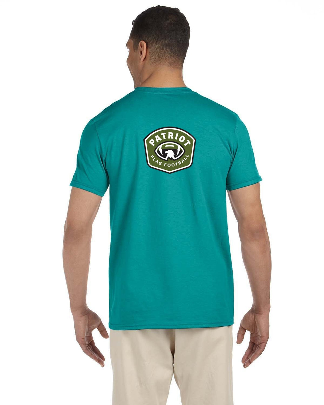 Flag Football Dolphins Gildan Adult Softstyle® T-Shirt (G640)