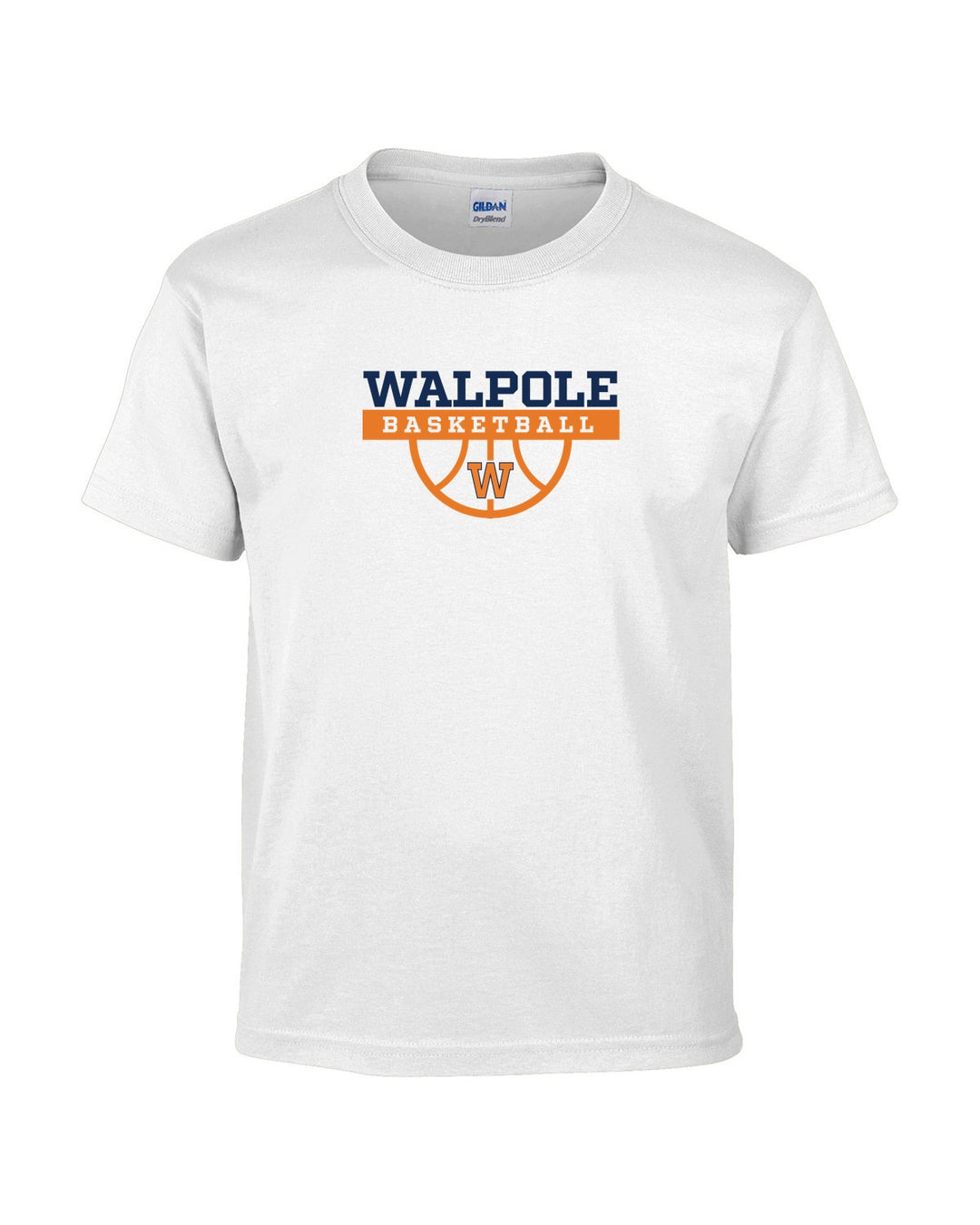 Walpole Youth Basketball Gildan Youth., 50/50 Tee (G800B)