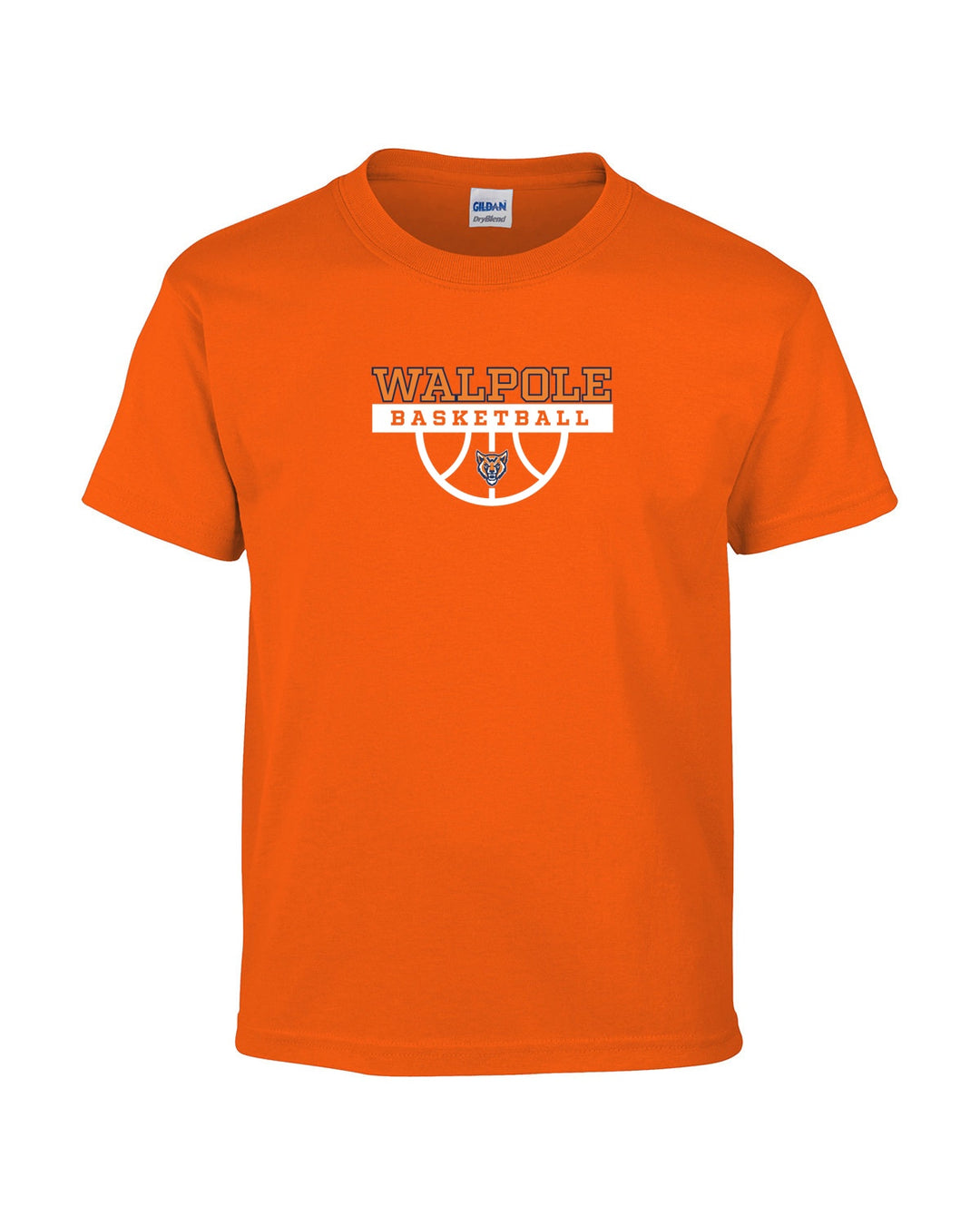 Camiseta de baloncesto juvenil Walpole Gildan Youth, 50/50 (G800B)