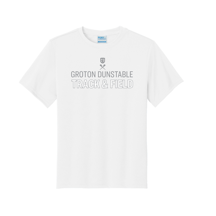 Groton Dunstable Track & Field - Youth Performance Tee (PC380Y)