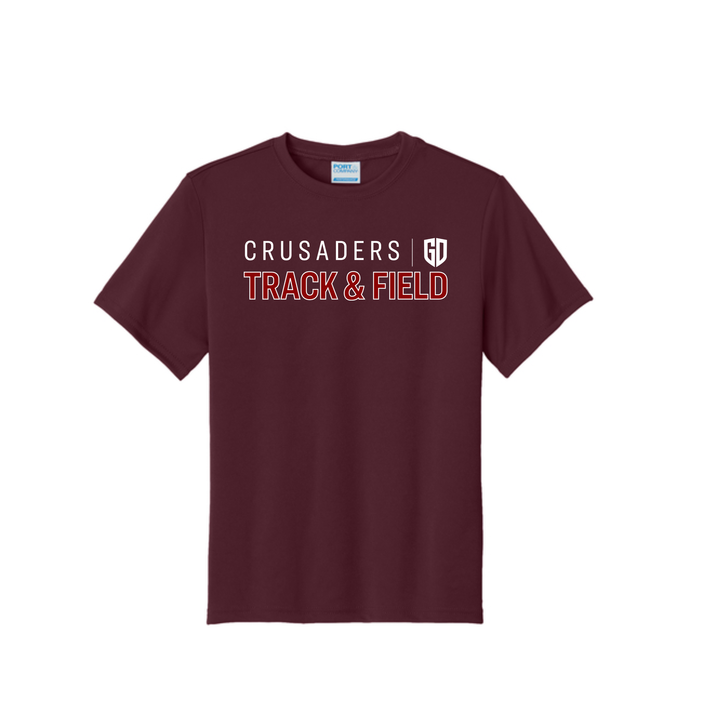 Groton Dunstable Track & Field - Youth Performance Tee (PC380Y)