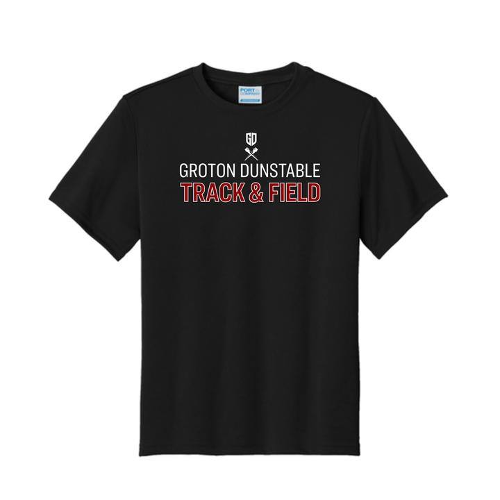 Groton Dunstable Track & Field - Youth Performance Tee (PC380Y)
