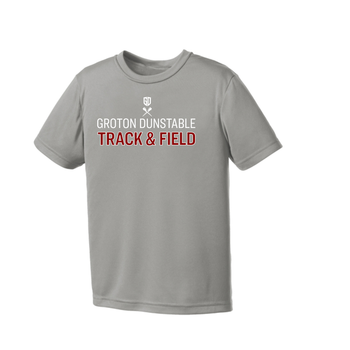 Groton Dunstable Track & Field - Youth Performance Tee (PC380Y)