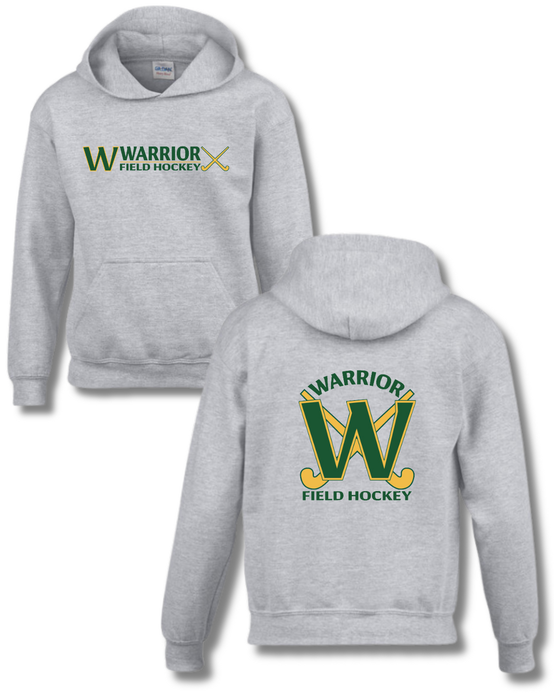 Warrior Field Hockey Youth Unisex Hooded Sweatshirt (G185B)