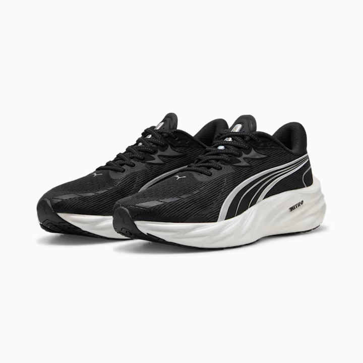 PUMA Mens Velocity Nitro 4 - PUMA BLACK-PUMA SILVER