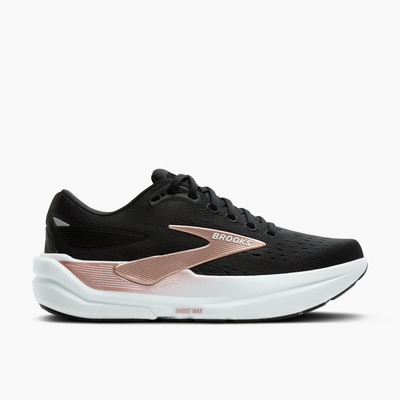 Brooks Ghost Max 3 (Ancho) para mujer - Negro/Negro/Oro rosa