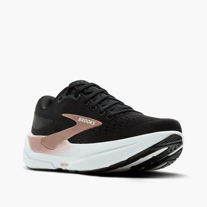 Brooks Women's Ghost Max 3 (Wide) - Black/Black/Rose Gold