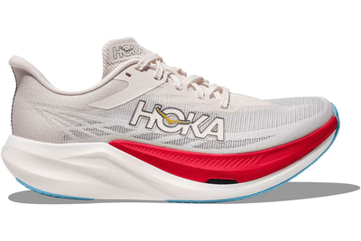 HOKA Unisex Rocket X 3 - ALABASTER / FROST