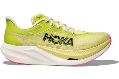 HOKA Unisex Rocket X 3 - SUNLIGHT / NEON HOKA CITRUS