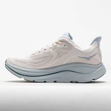 HOKA Clifton 10 para mujer - GROUT / MINERAL BLUE (Ancho)