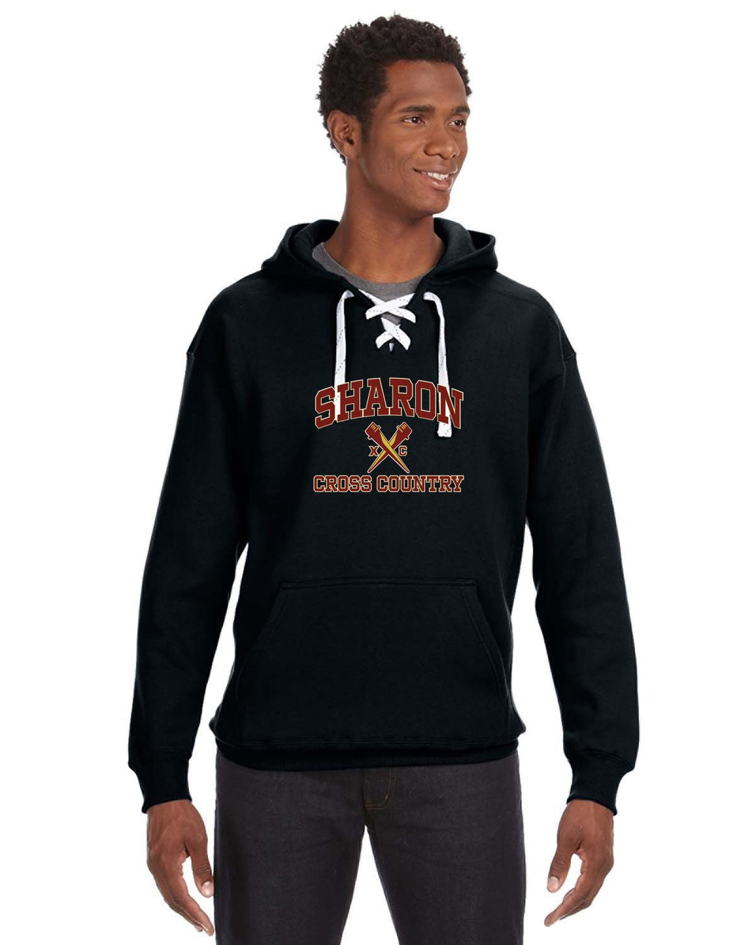 Sudadera con capucha y encaje para deportes de cross country de Sharon (JA8830)