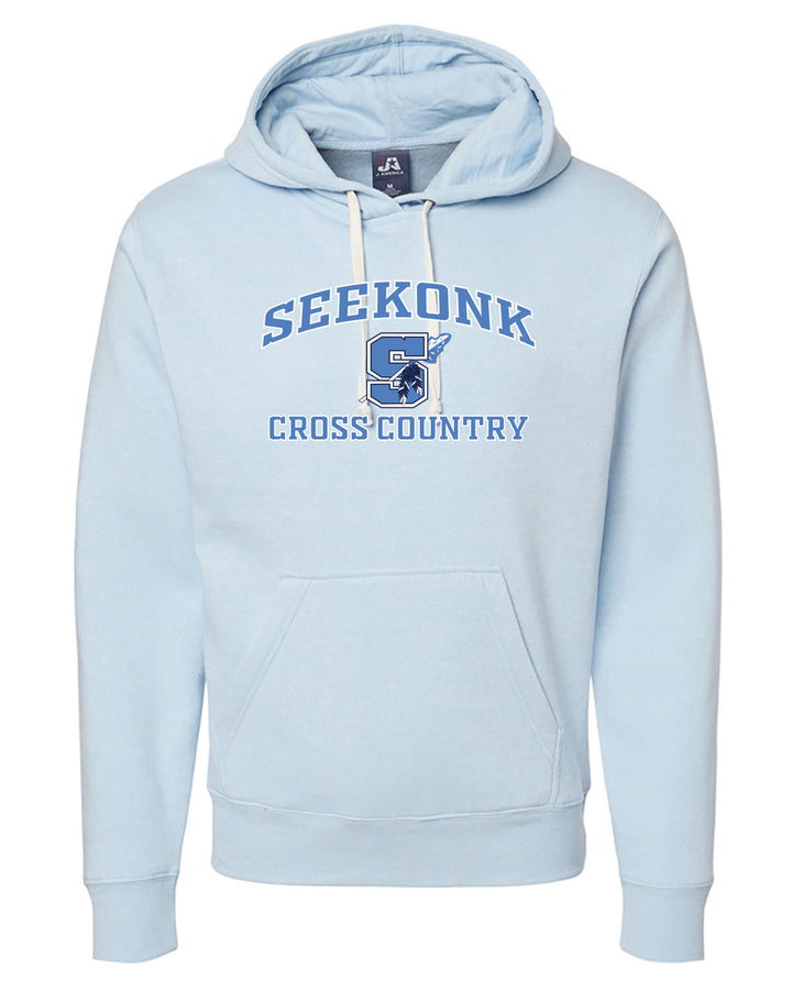 Seekonk Cross Country Adult Pullover Fleece Hooded Sweatshirt (JA8871)