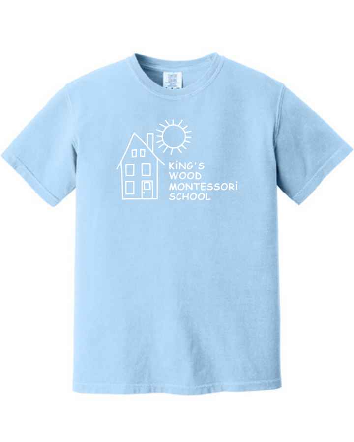 Kings Wood Montessori - Adult Heavyweight Tee (1717)