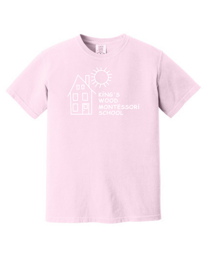 Kings Wood Montessori - Adult Heavyweight Tee (1717)