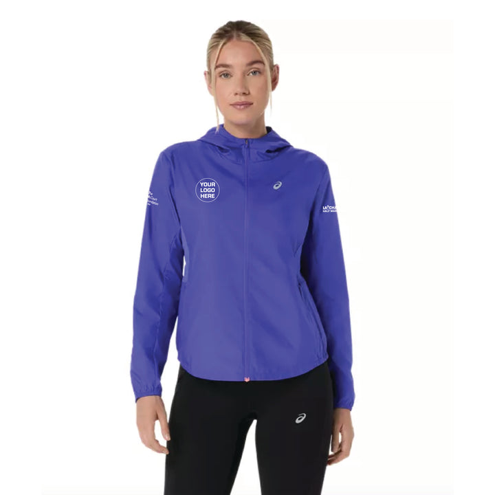 2027 ASICS LA Marathon Charities - ASICS Women's Silver Jacket Cobalt Burst (2012D148)