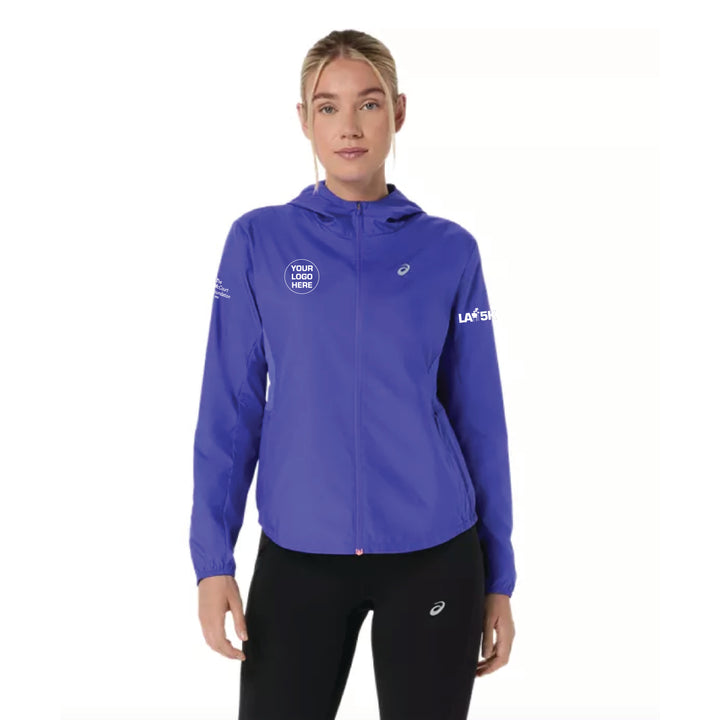 2027 ASICS LA Marathon Charities - ASICS Women's Silver Jacket Cobalt Burst (2012D148)