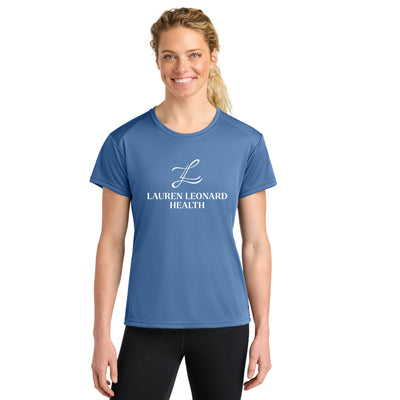 Lauren Leonard Health - Women's Performance Tee- Light Blue (A4NW3201)