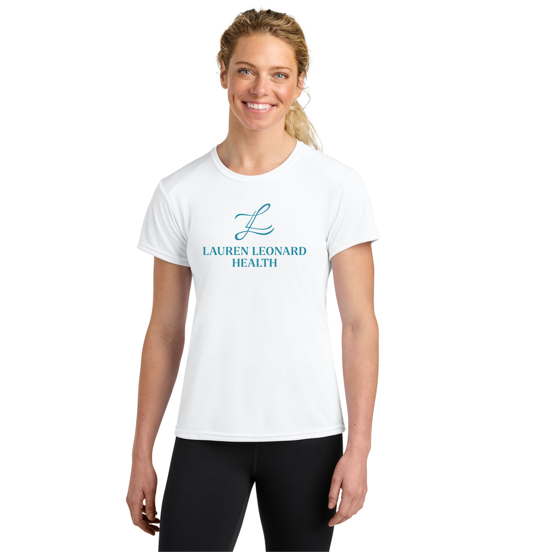 Lauren Leonard Health - Women's Performance Tee- White (A4NW3201)