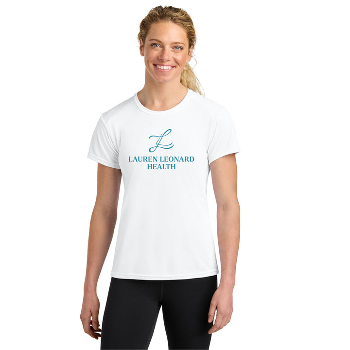 Lauren Leonard Health - Women's Performance Tee- White (A4NW3201)