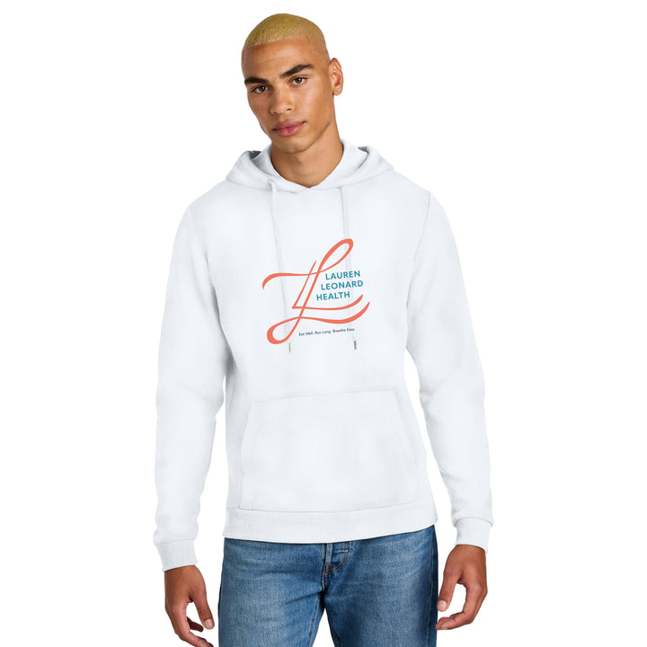 Lauren Leonard Health- Perfect Tri Fleece Pullover Hoodie- White (DT1300)