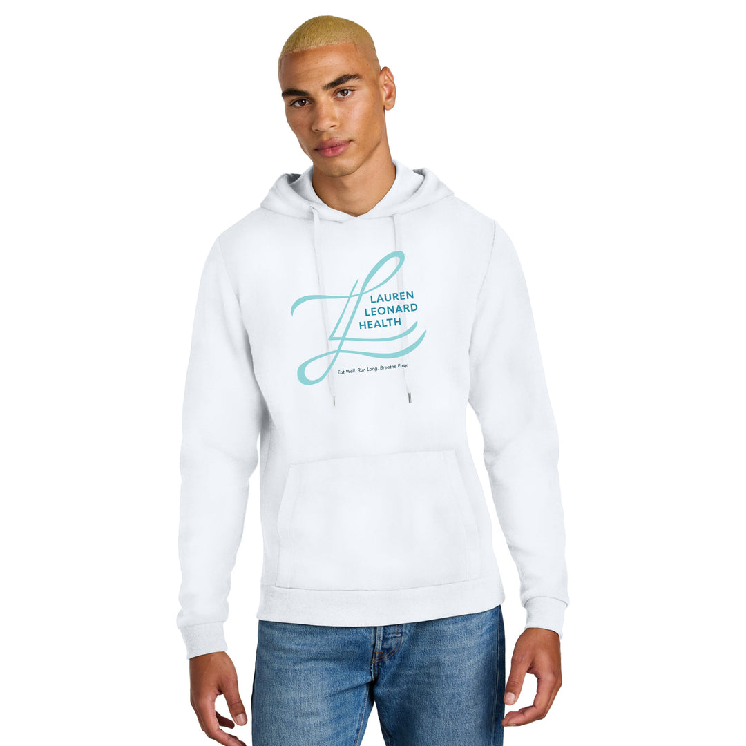 Lauren Leonard Health- Perfect Tri Fleece Pullover Hoodie- White (DT1300)
