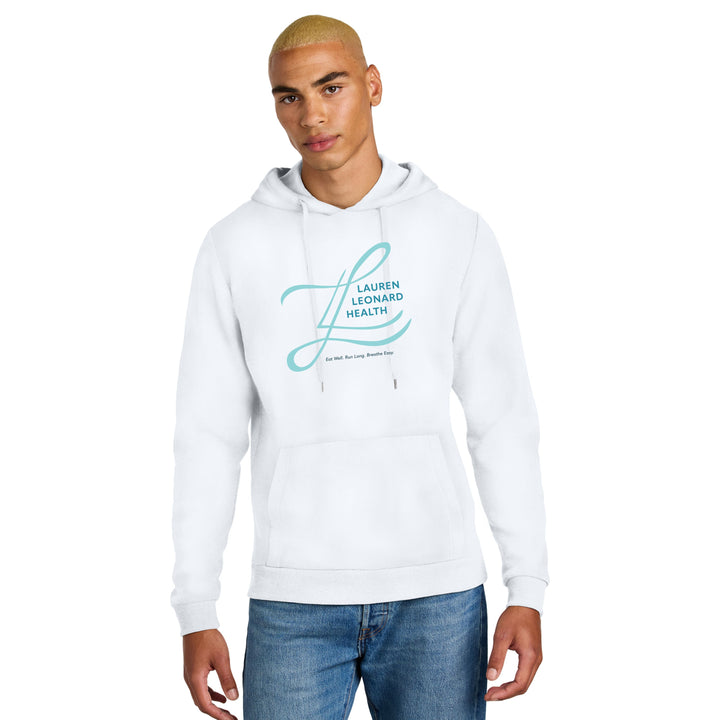 Lauren Leonard Health- Perfect Tri Fleece Pullover Hoodie- White (DT1300)