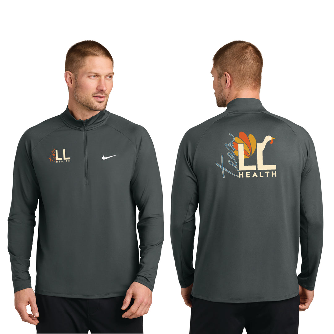Lauren Leonard Health - Nike Men's Dri-FIT Stride 1/2-Zip (NKIO8137) (L033 LC, L034 BACK)