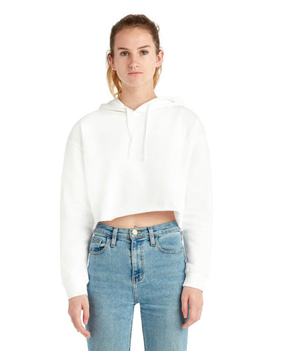 Sudadera con capucha de polar corta para mujer Lane Seven (LS12000)