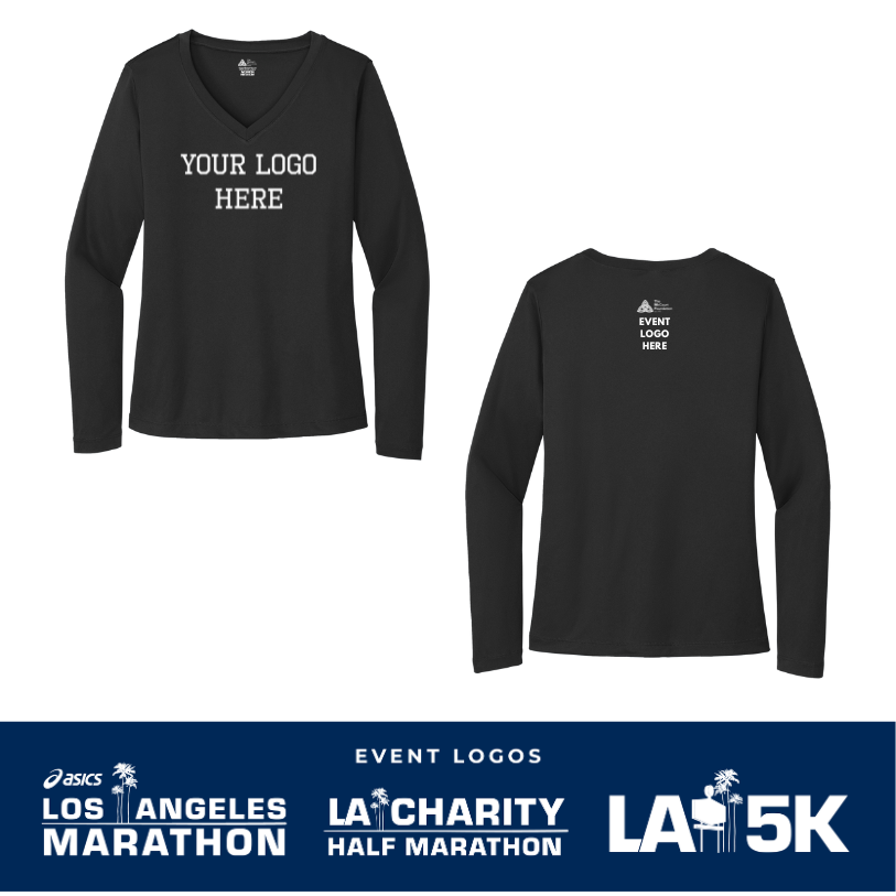 2026 ASICS Los Angeles Marathon Nonprofits - Women's Long Sleeve Performance Tee