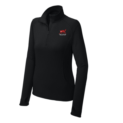 Wicked Running Club - Women's 1/2 Zip Pullover (LST850)