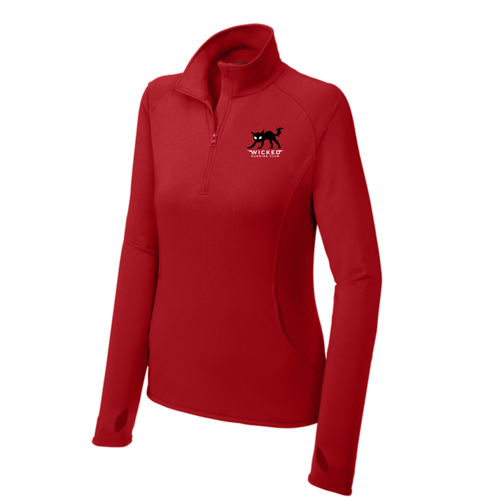 Wicked Running Club - Women's 1/2 Zip Pullover (LST850)
