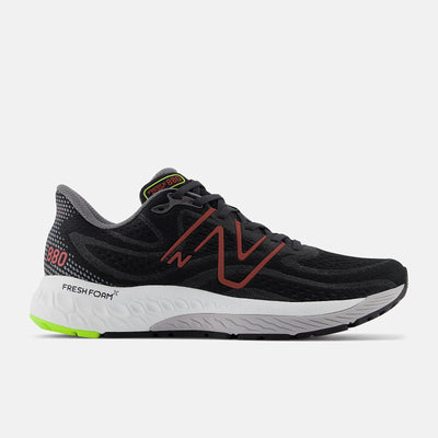 New Balance X 880v13 para hombre - Negro/Rojo ladrillo (M880M13) 