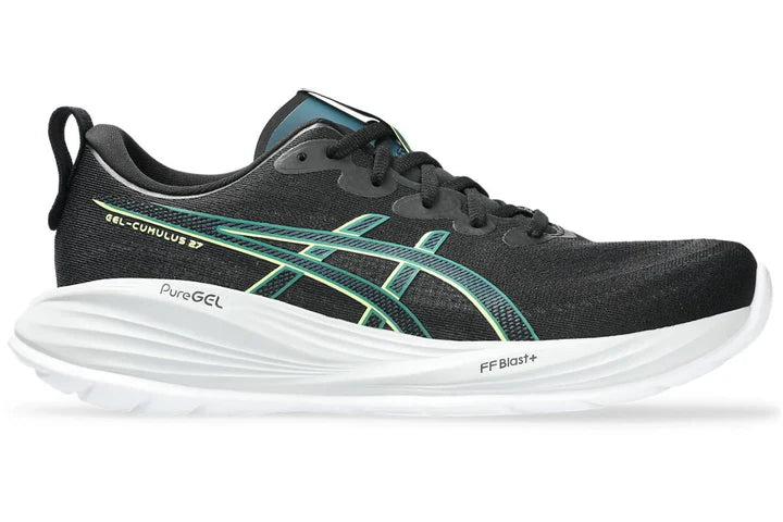 Men's Asics Gel-Cumulus 27 - Black/Lucid Yellow