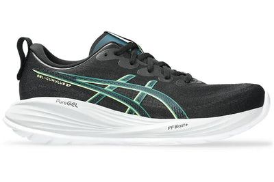 Asics Gel-Cumulus 27 para hombre - Negro/Amarillo lúcido
